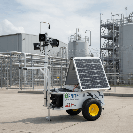 Chemische Industrie Kolonnen Krähen