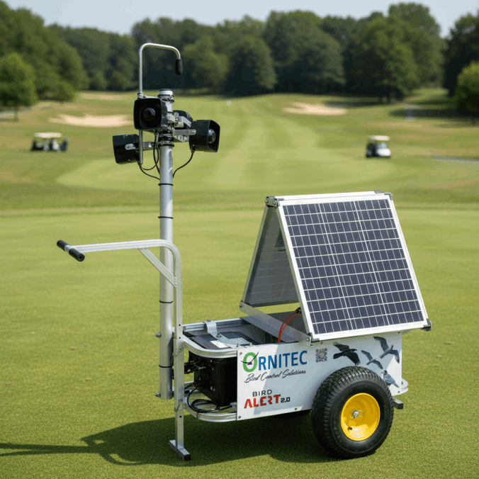 Golfplatz Green Vogelabwehr BirdAlert